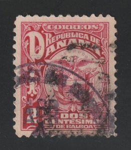 Panama, stamp, Scott#236, used, hinged,  2, red, arms