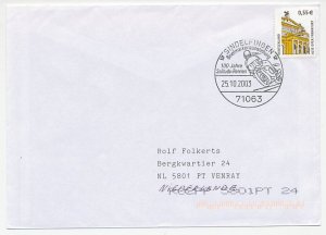 Cover / Postmark Germany 2003 Motor Race