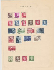 denmark stamps page ref 17934