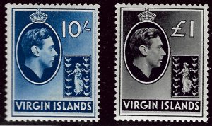 Beautiful British Virgin Islands #86 & 87 MLH VF SCV$20...Win a Bargain!