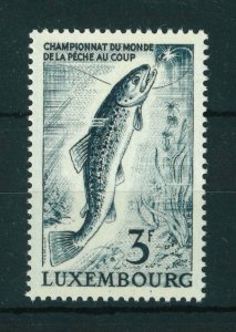 Luxembourg 1963 World Fishing Championships stamp. MNH. Sg 732.