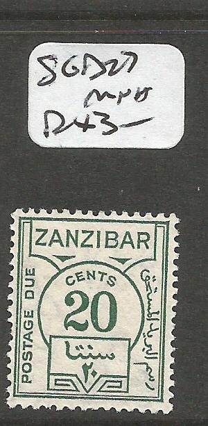 Zanzibar SG D27 MNH (7cmk) 