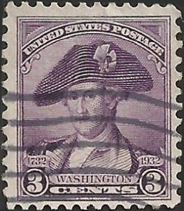 # 708 USED DEEP VIOLET WASHINGTON BICENTENNIAL