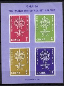 Ghana 131a MNH The World United Against Malaria, Mosquito, WHO