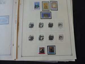 St Kitts 1983-1989 Mint/MNH Stamp Collection on Scott Intl Album Pages