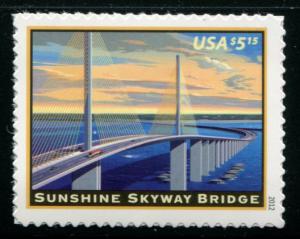 4649 US $5.15 Sunshine Skyway Bridge SA, MNH