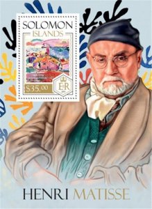 Solomon Islands - 2013 Henri Matisse - Stamp Souvenir Sheet-19M-320
