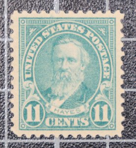 Scott 692 11 Cents Hayes OG MH Nice Stamp SCV $2.50