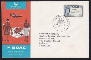 FIJI 1965 BOAC first flight cover to Sydney................................A7849