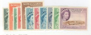 Somaliland Protectorate #128-35/137-9 Mint (NH)