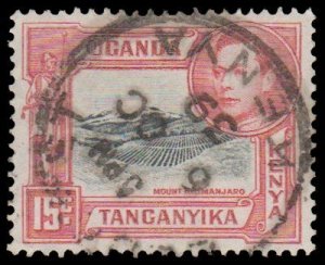 BRITISH EAST AFRICA KENYA UGANDA AND TANGANYIKA 1938. SCOTT # 73. USED