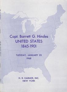 HR Harmer: Sale # 1845-1901  -  Capt. Barrett G. Hindes U...