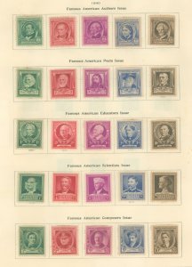 United States #859-893  Single (Complete Set)