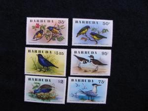 Barbuda – 1976 – Birds – Set of 6 stamps - MNH