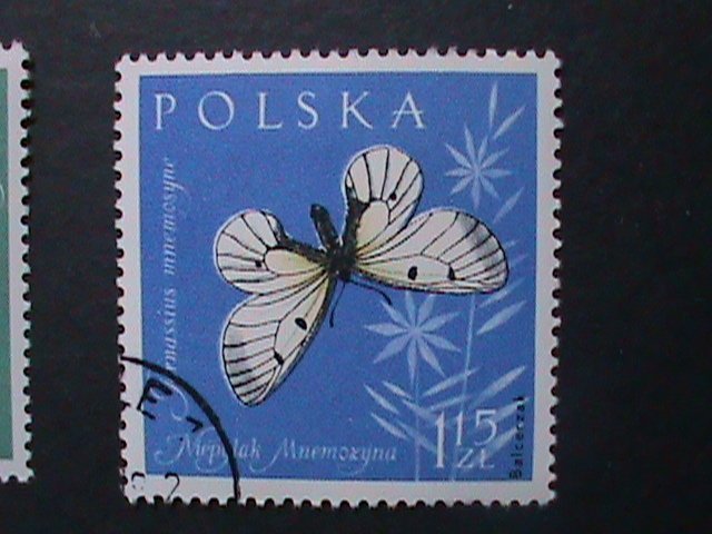 POLAND-BUTTERFLIES AND INSETS CTO STAMP-VERY FINE WE SHIP TO WORLD WIDE.