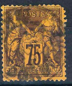 France 102a Y&T 99a Used F/VF 1890 SCV $45.00