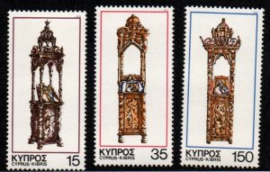 Cyprus # 508 - 510 MNH