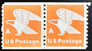 US #1743 MNH Joint Line Coil Pair 15c A Makeup Stamp - Eagle 1978 [B13.7.3]