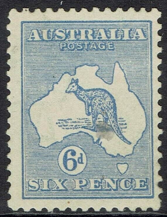 AUSTRALIA 1915 KANGAROO 6D 2ND WMK  