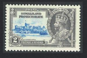 Somaliland George V Silver Jubilee 1v 2 anna MH SG#87 SC#78