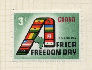 Ghana 1960 Early Issue Fine Mint Hinged 3d. NW-167647