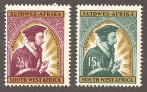 South West Africa Scott 298-99 MNHOG - 1964 John Calvin Issue - SCV $3.75