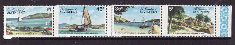 St Vincent Grenadines-Sc#129-32-Unused NH set-Canouan Island-1977-