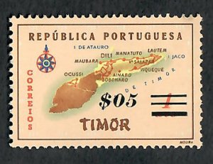 Timor #291 Mint Hinged single