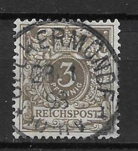 Germany  46 3pf Numeral single Used (z2)