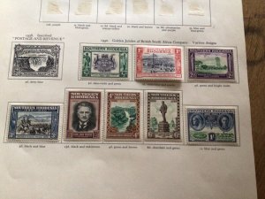 Southern Rhodesia stamps collection  on 3 pages A9346