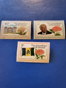 Stamps St Vincent Grenadines Scott 180-2 never hinged