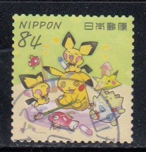 Japan 2021 Sc#4518c Pokemon Naughty Used