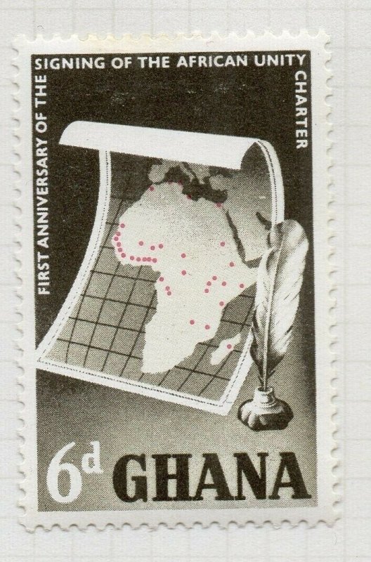Ghana 1964 Early Issue Fine Mint Hinged 6d. NW-167959