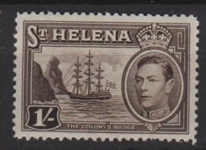 St Helena 1938 - scott 124 MNH - Badge of Colony