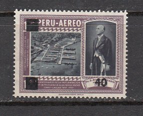 Peru SC# 758a  1982 40s on 1.25S surcharge MNH