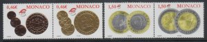 Monaco, Scott 2261-2262 (Yvert 2356-2359), MNH