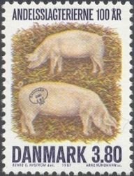 Denmark Scott #'s 841 MNH