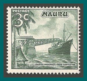 Nauru  1966 Phosphate Loading, 3c MNH