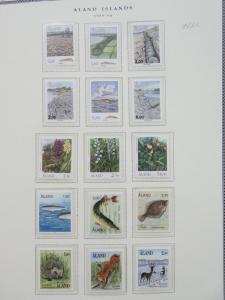 EDW1949SELL : ALAND Beautiful all VF MNH collection virtually complete 1984-2013