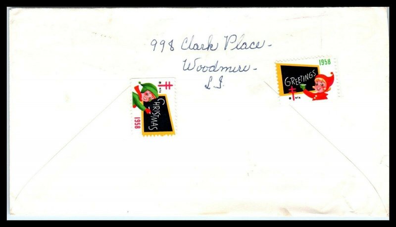 1958 US Cover - Falls Church, Virginia to Hewlett, New York D15 