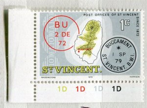 ST.VINCENT; 1979 early Post Office issue MINT MNH CORNER 1c. value