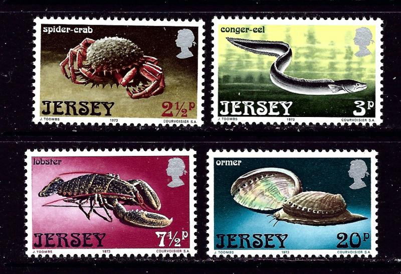 Jersey 91-94 MNH 1973 Marine Life