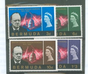 Bermuda #201-204 Unused Single (Complete Set)