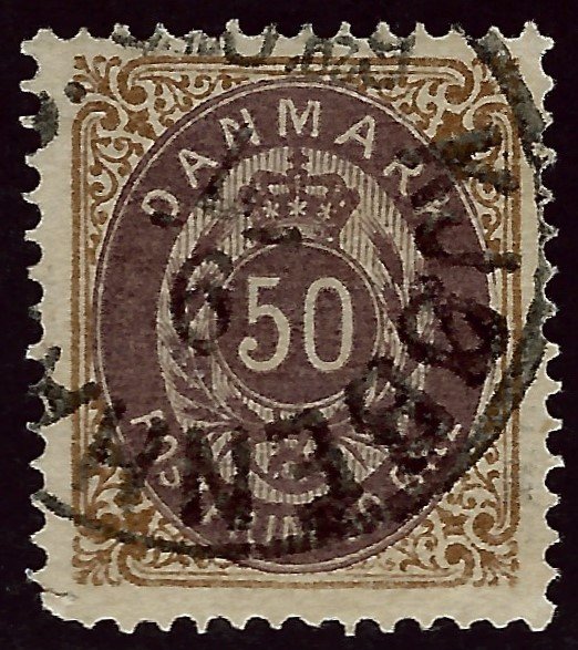 Denmark SC#33 Used F-VF Cat $30.00...steal the deal!!