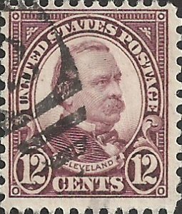 # 693 Used Brown Violet Grover Cleveland