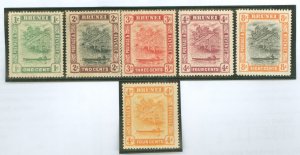 Brunei #14/15/18/20/24/48 Unused Single