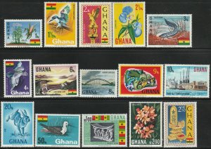 Ghana, #286-300 Unused  From 1967