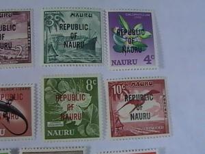 NAURU # 72-85-MINT/NEVER HINGED-COMPLETE SET----QEII----1968