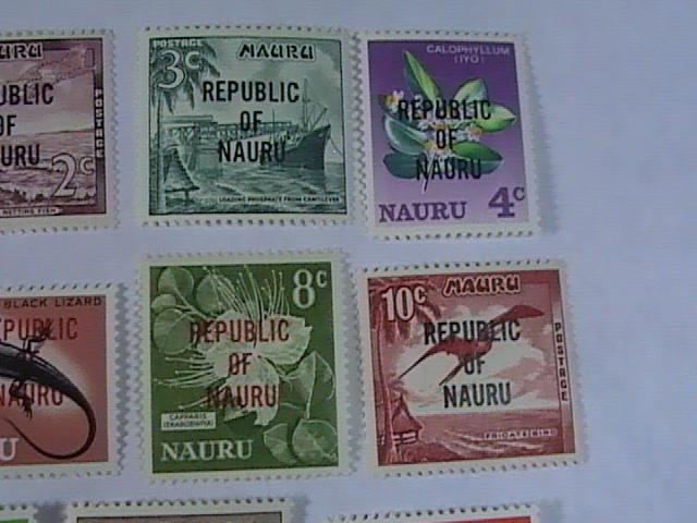 NAURU # 72-85-MINT/NEVER HINGED-COMPLETE SET----QEII----1968