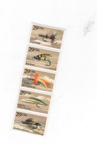  Scott  # 1269 	2545-9	Fishing Flies	